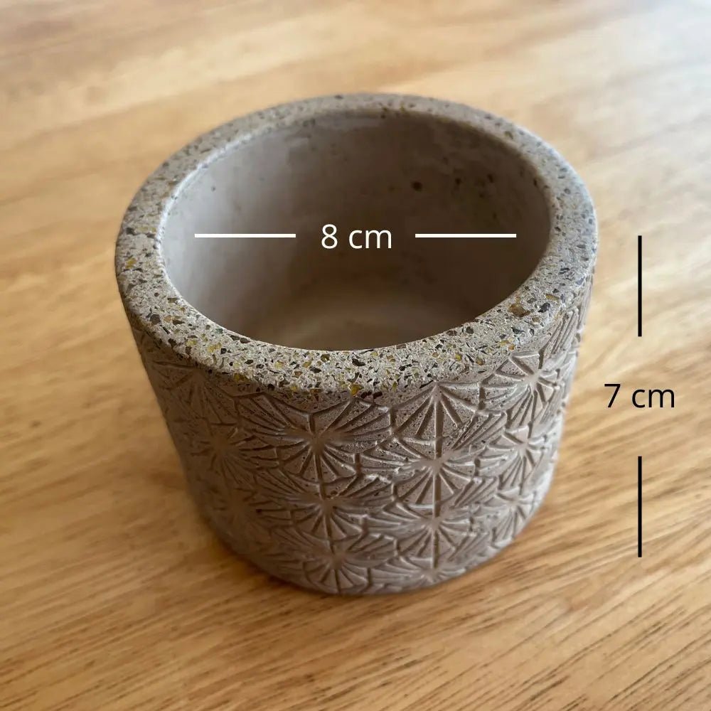 Macetero mediano Glass Sand - Glass Sand