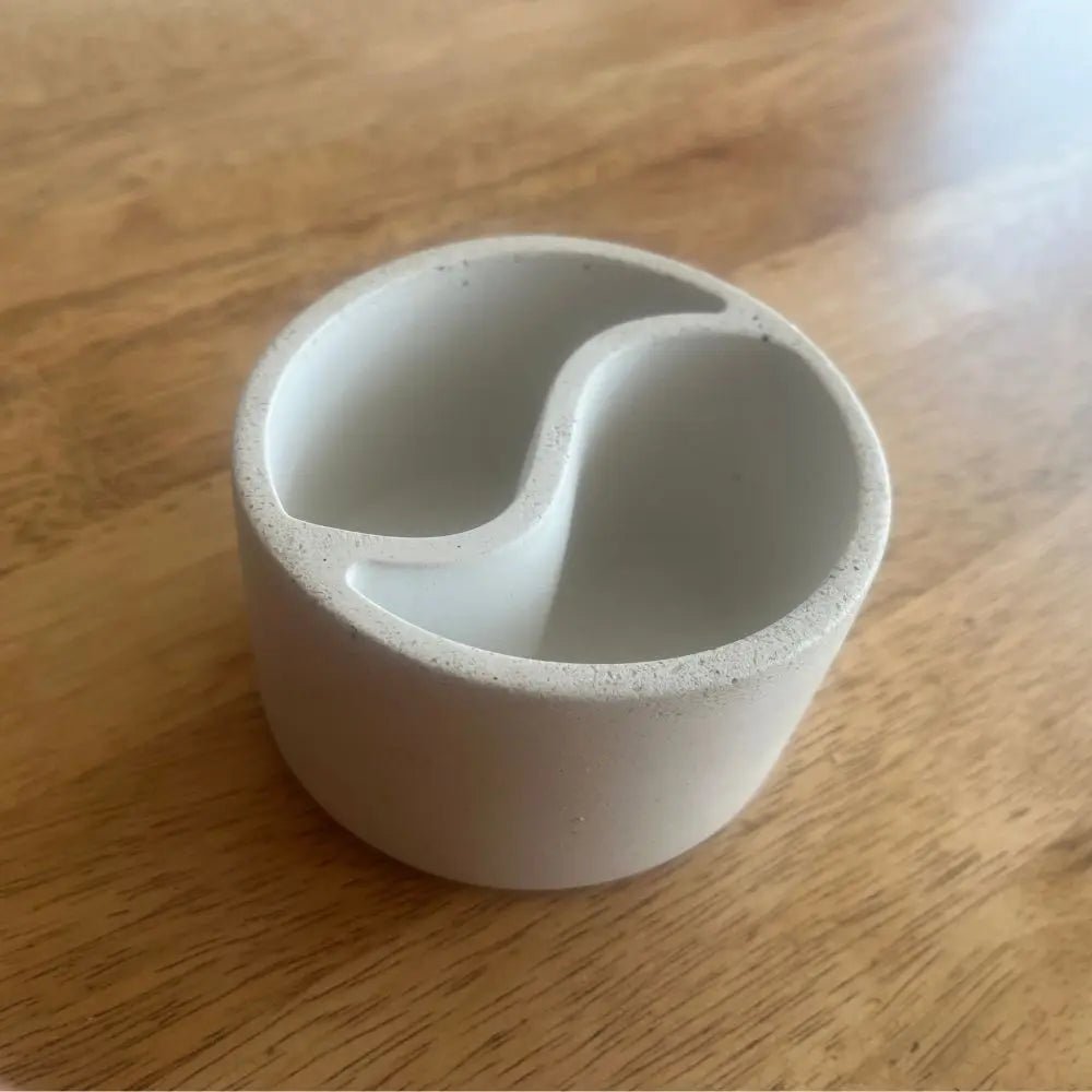 Macetero pequeño Ying Yang - Glass Sand